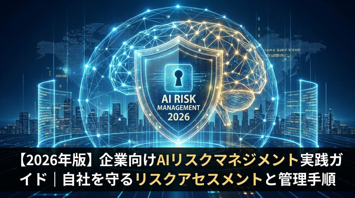 【2026年版】AIリスクマネジメントとは?企業の実務5ステップとガイドラインサンプル