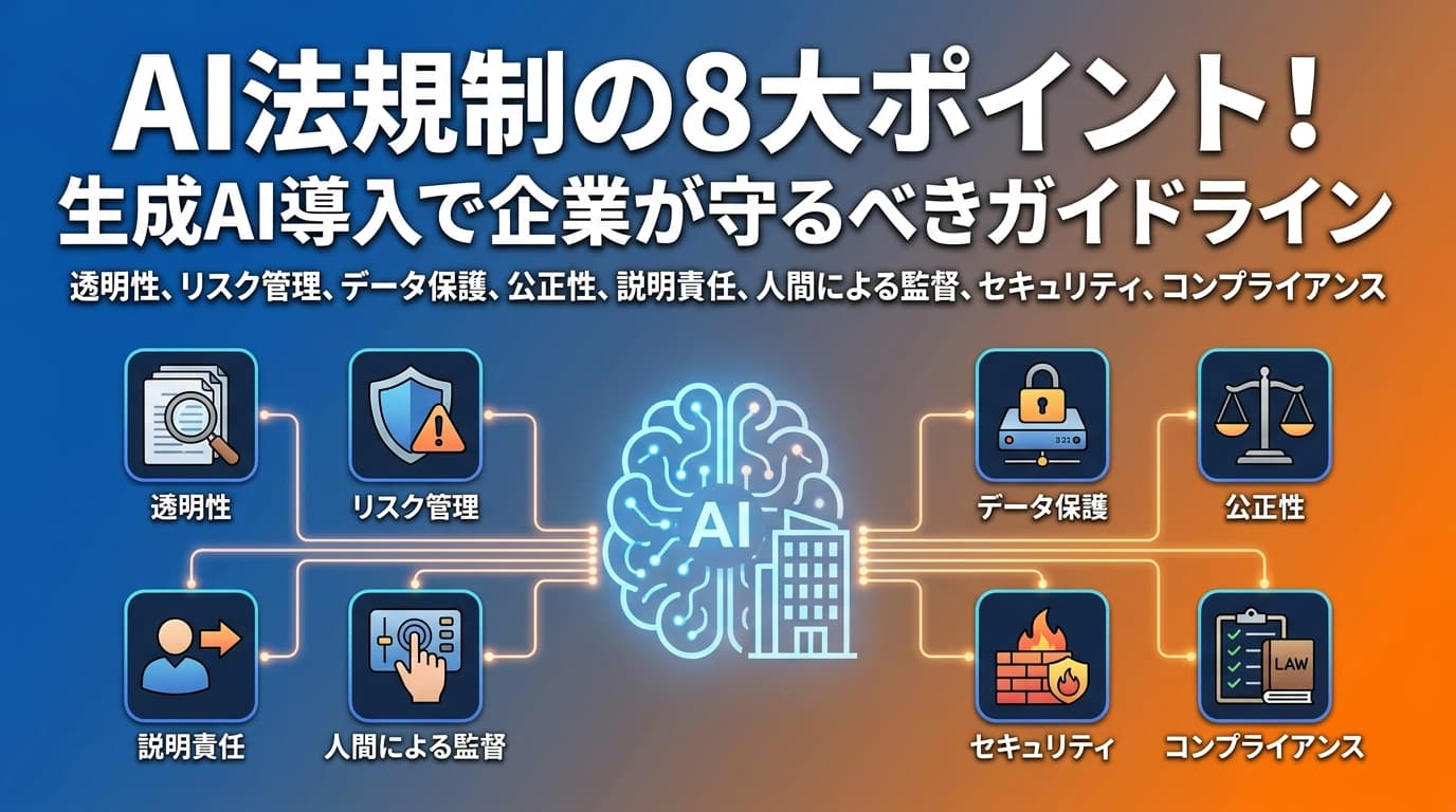 AI法規制とは?日本のAI推進法・AI事業者ガイドライン第1.2版とEU AI Act 8つの実務ポイント【2026年版】