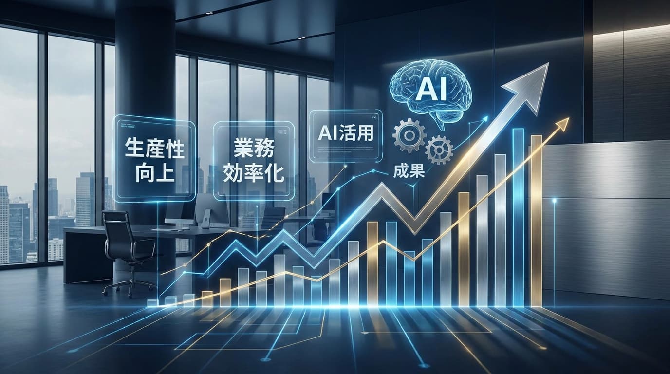 生産性向上とは?業務効率化との決定的な違いとAI活用で成果を出す手順