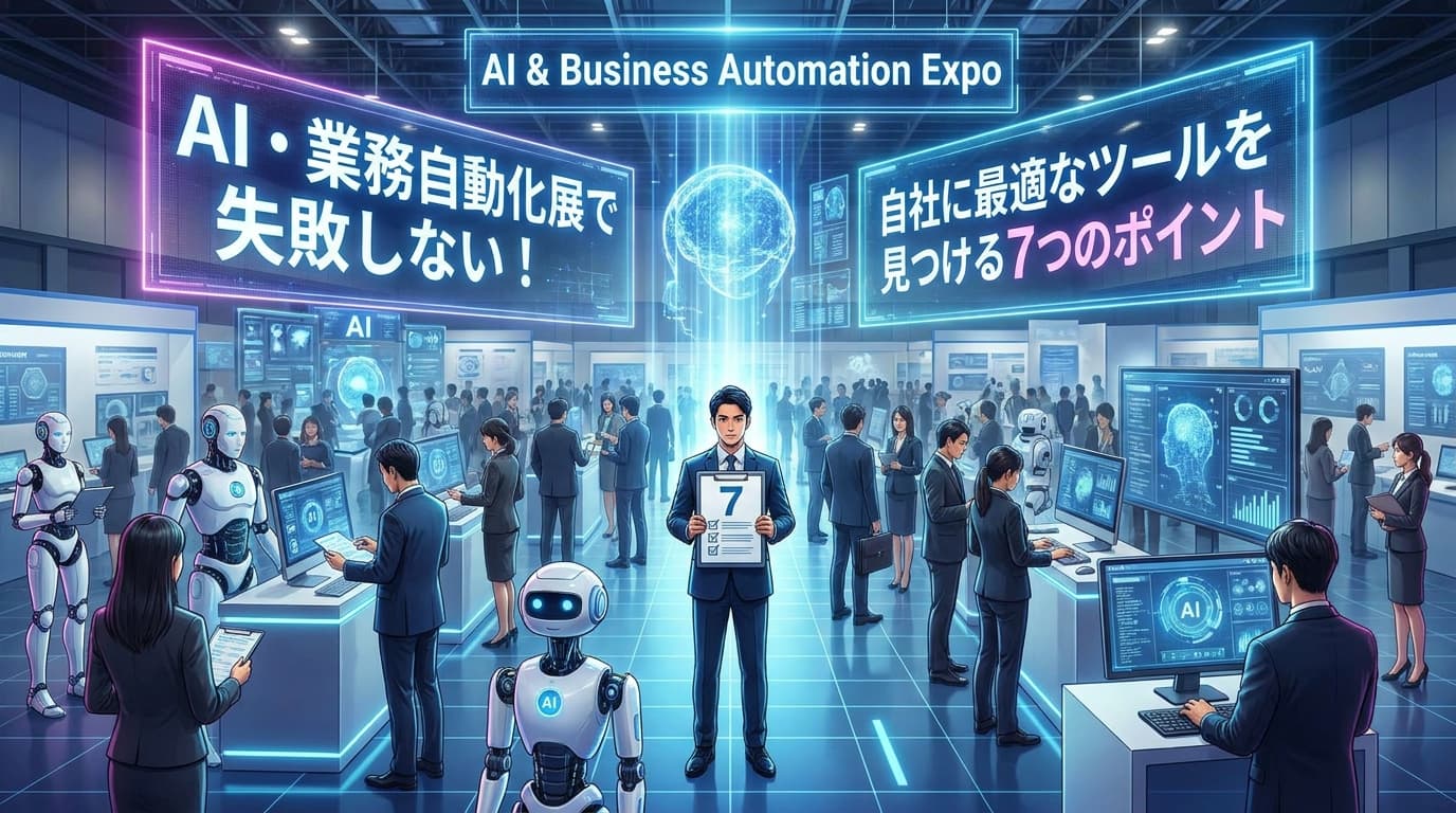 【2026年最新】AI・業務自動化展(Japan DX Week)攻略7ポイント|春・秋・関西・名古屋の開催日程まとめ