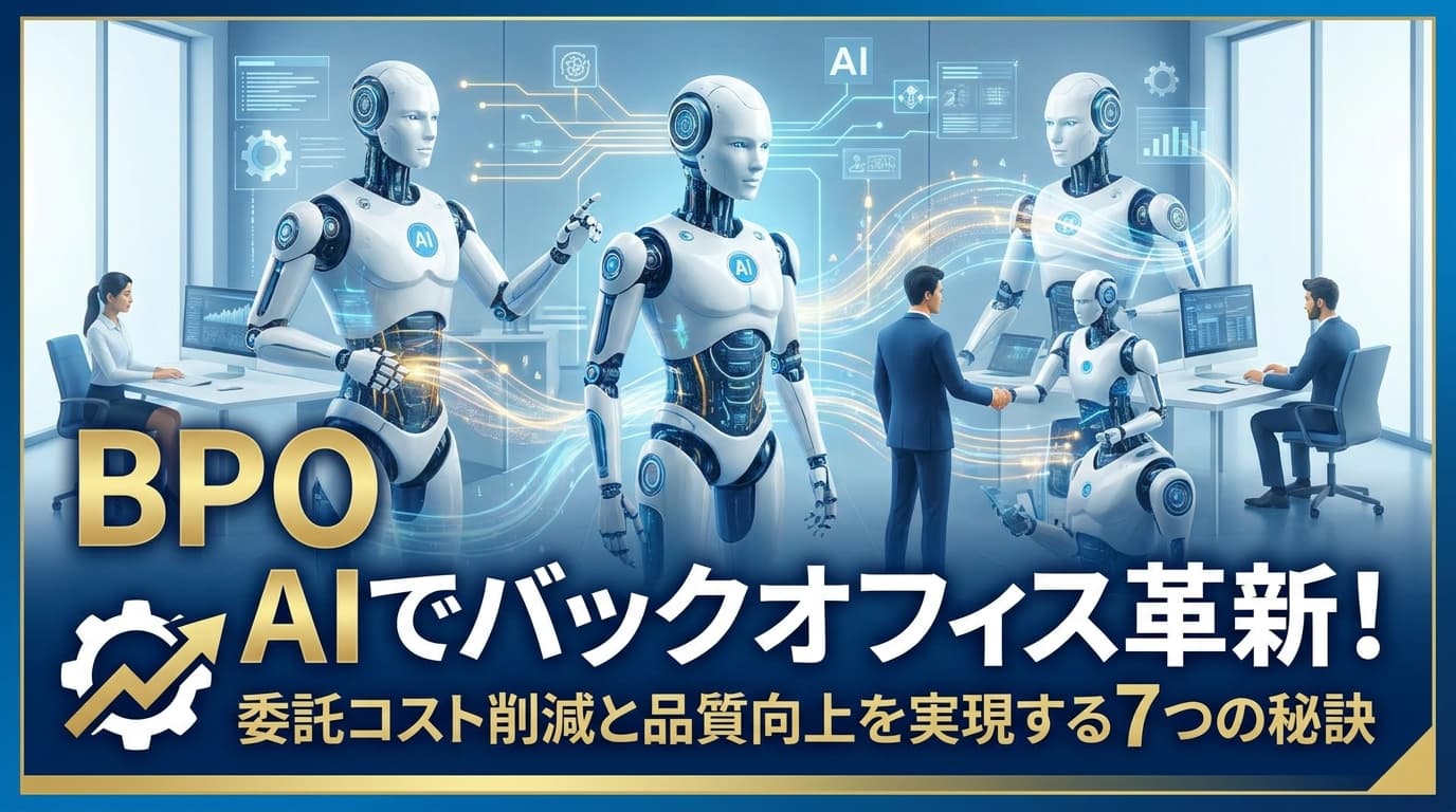 AI-BPOとは|LayerXバクラク承認代行・freee AI BPOパートナー制度で委託コスト削減【2026年版】