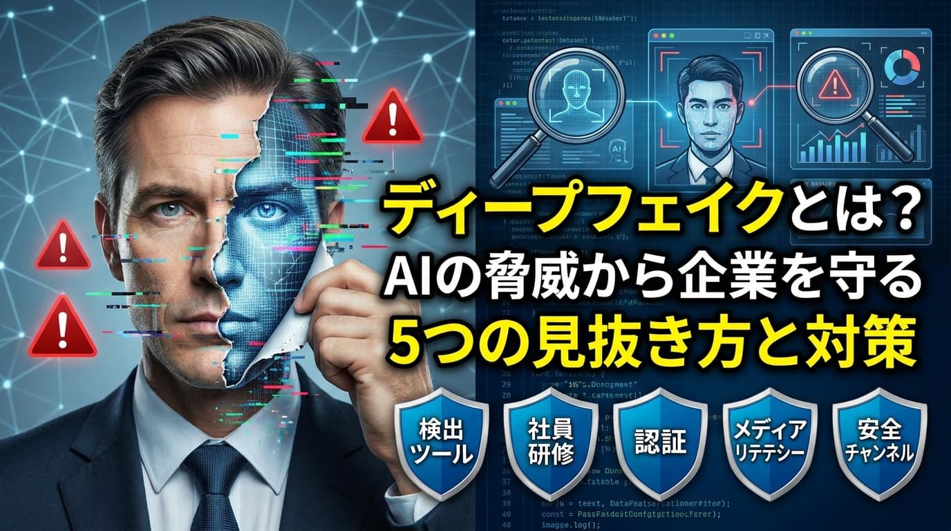 ディープフェイクとは|2026年最新の仕組み・見分け方・対策と事例
