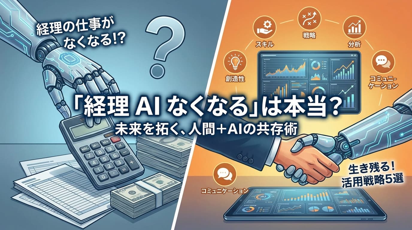 「経理 AI なくなる」は本当?生き残るためのスキルと活用戦略5選
