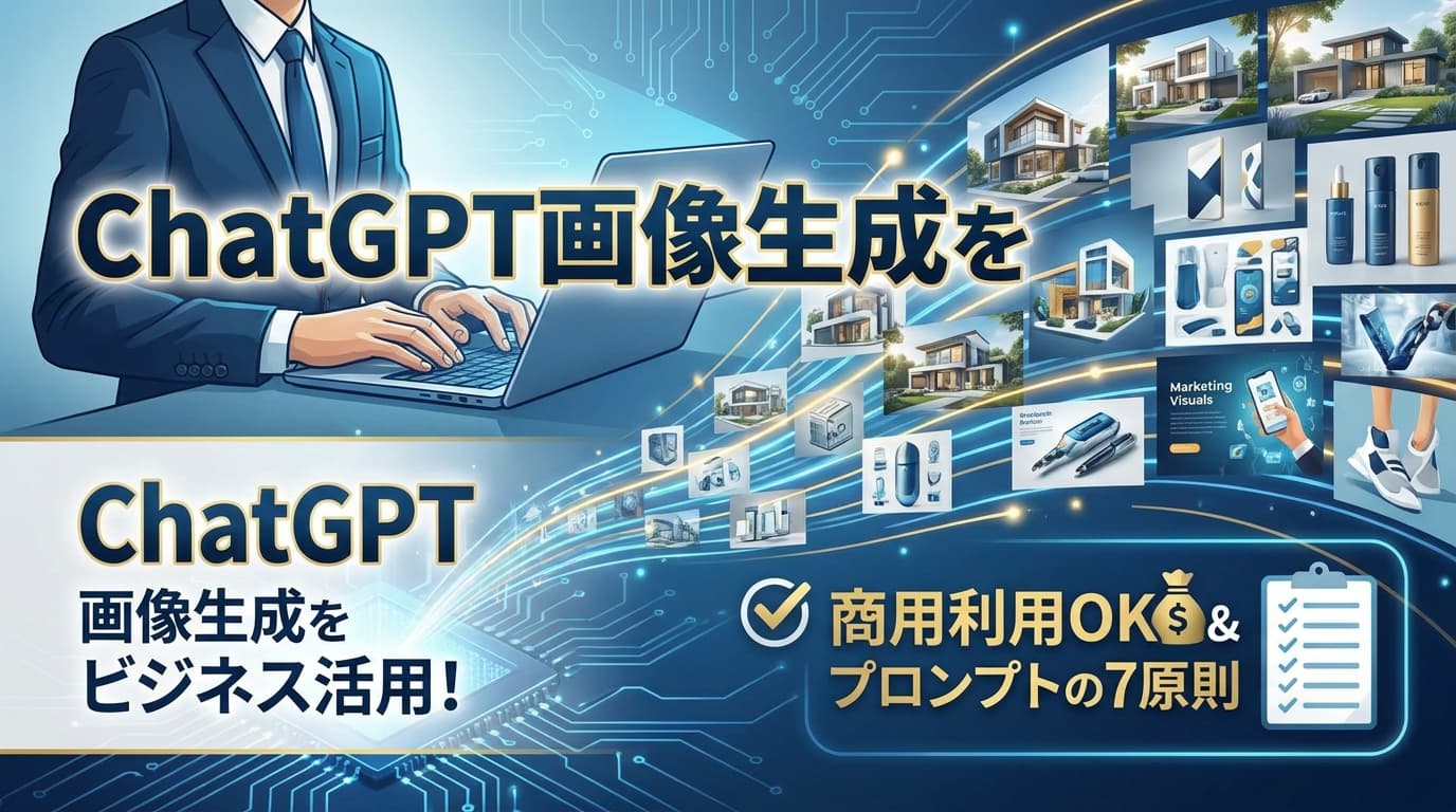 ChatGPT画像生成プロンプト7原則【2026年版】商用利用と著作権を守るビジネス活用ガイド