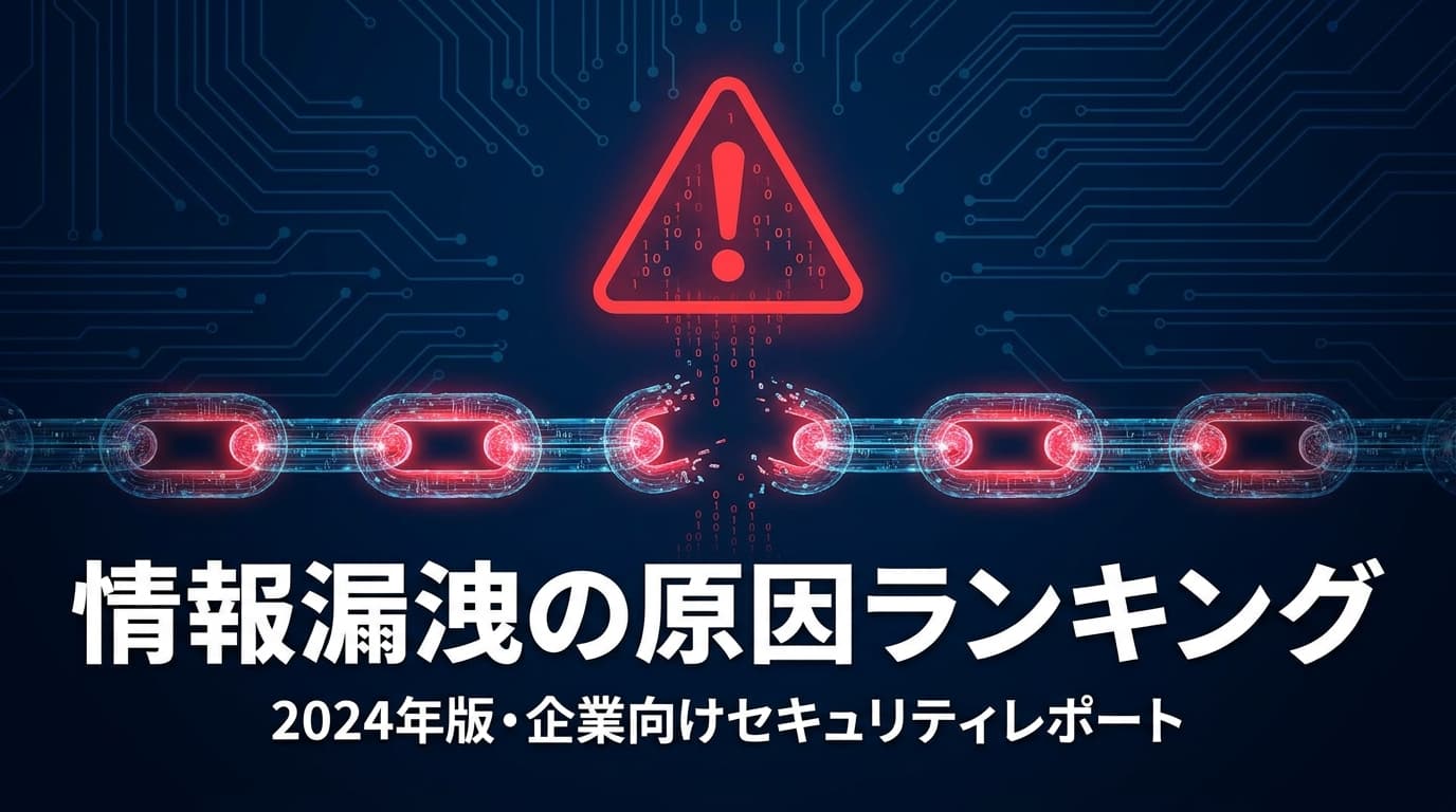 【2026年版】情報漏洩の原因ランキング|IPA10大脅威・1.9万件報告・損保ジャパン1,748万件から学ぶ7対策